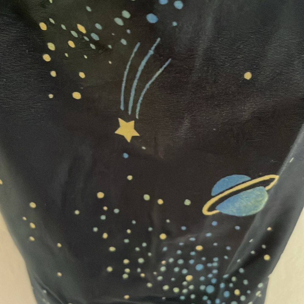 Victoria Sport leggings. Outer-Space pattern. Like new. XL. Has stars/planets. - Picture 4 of 7